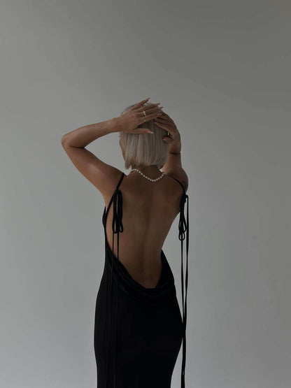 Serenity Backless Maxi Dress