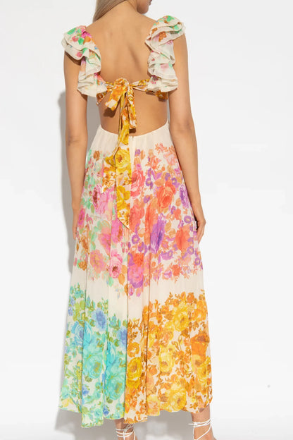 Veil Floral Summer Dress