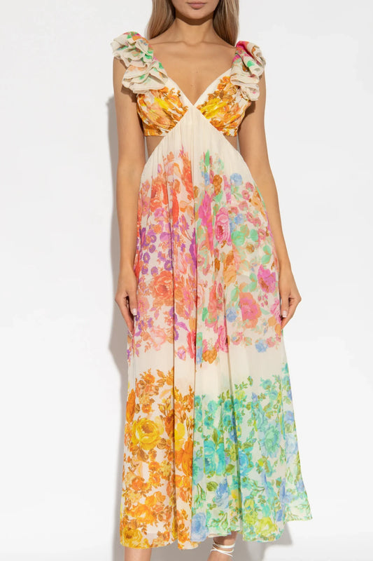 Veil Floral Summer Dress