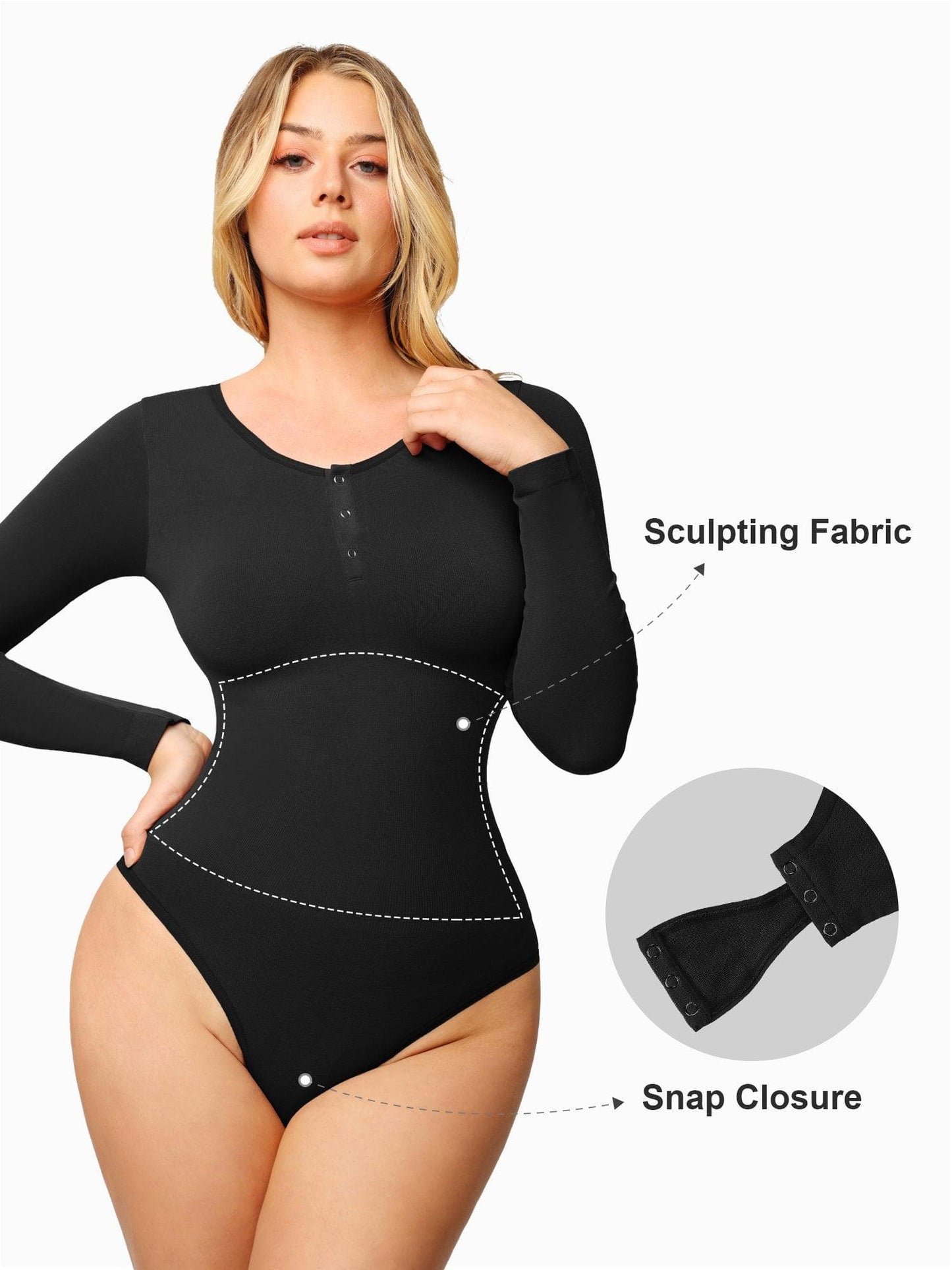 Seamless Modal Shapewear Bodysuit