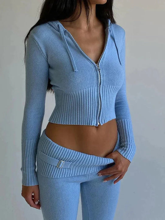 2-Piece Silhouette Knit Set